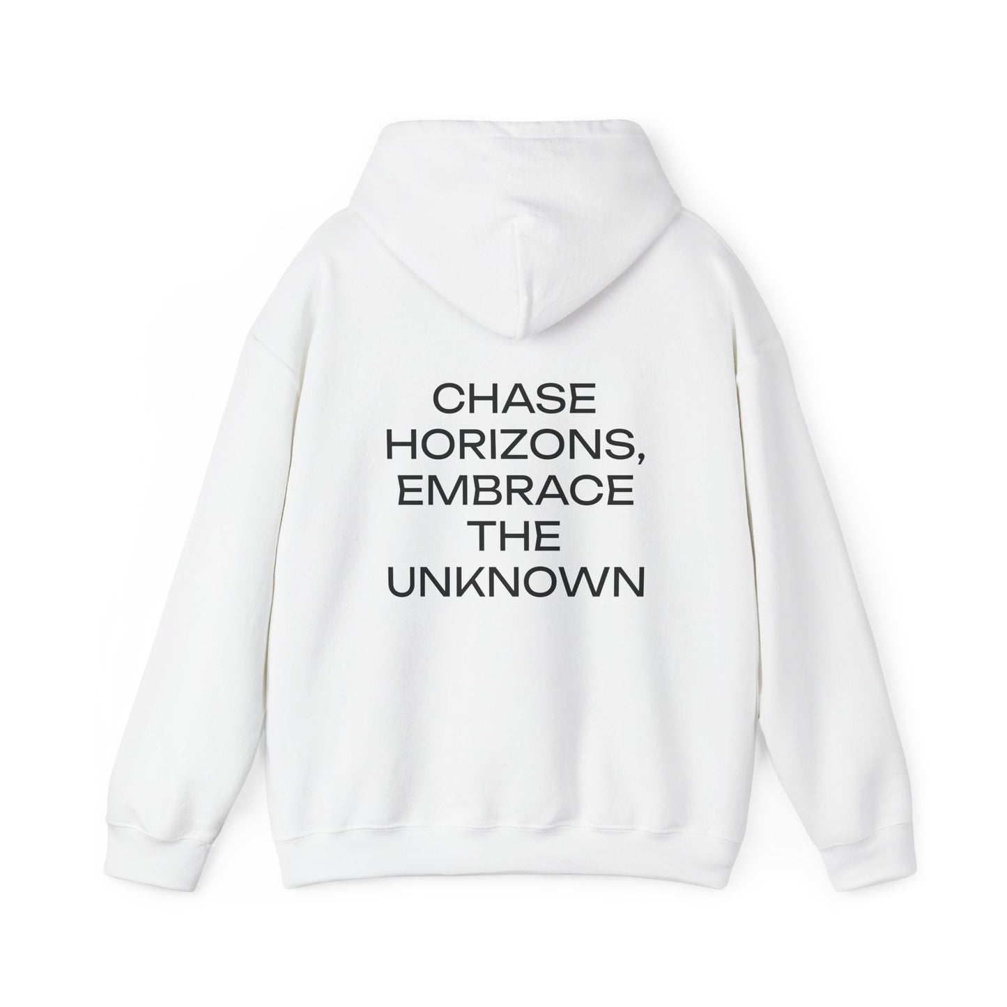 CHASE HORIZONS, EMBRACE THE UNKNOWN - Unisex Heavy Blend™ Hooded Sweatshirt